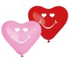 Smiling Hearts, Heart air-balloon, balloon 5 pieces 10 inch (25 cm)