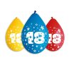 Happy Birthday 18 Star hanging balloon, balloon 5 pieces 12 inch (30 cm)