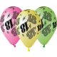 Happy Birthday 18 Neon air-balloon, balloon 5 pcs 12 inch (30cm)