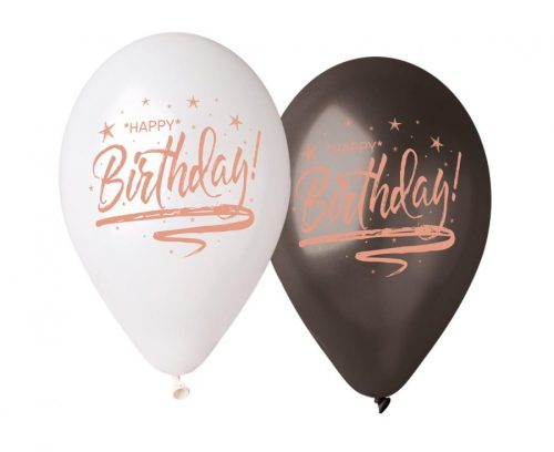 Happy Birthday air-balloon, balloon 5 pcs 13 inch (33cm)