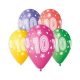 Happy Birthday 10 Star air-balloon, balloon 5 pieces 13 inch (33 cm)