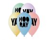 Hooray air-balloon, balloon 5 pieces 13 inch (33 cm)