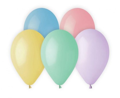 Soft Colors, Colour air-balloon, balloon 10 pieces 13 inch (33 cm)