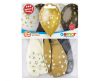 Gold Star Balloon, 6 pieces, 13 inches (33cm)