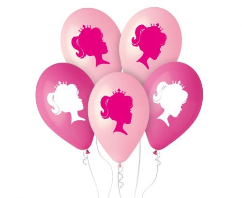 My Pink World, Princess air-balloon, balloon 5 pcs 12 inch (30 cm)