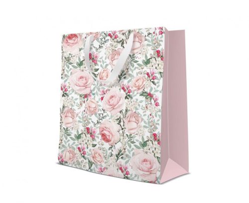 Gorgeous Roses Paper Gift Bag 26,5x33,5x13 cm