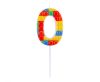 Colour Pick Blocks Building block number 0 candle, number candle