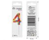 Colour Pick Blocks Building block number 4 birthday candle
