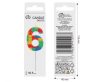 Colour Pick Blocks Building Block Cake Candle, Number Candle 6