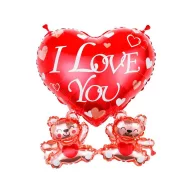 Love Teddy Bears foil balloon 48 cm