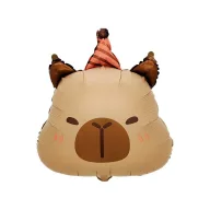 Capybara Head foil balloon 48 cm