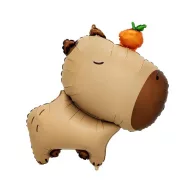 Capybara Orange foil balloon 64 cm