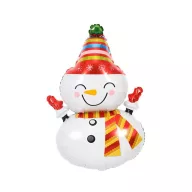 Christmas Happy Snowman foil balloon 81 cm