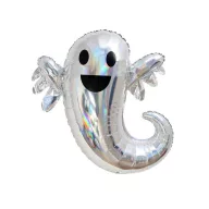Halloween Skull Ghost Holographic Foil Balloon 75 cm