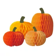 Halloween Autumn Pumpkin decoration set of 4 pieces
