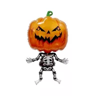 Witch Pumpkin Skeleton Halloween foil balloon 71 cm