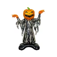 Halloween Pumpkin Phantom foil balloon with base 93 cm