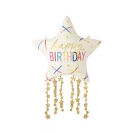 Happy Birthday Star Happy Birthday foil balloon 85 cm