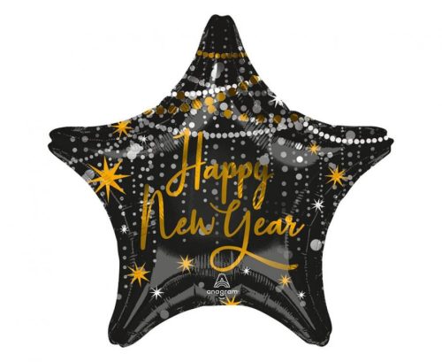 Happy New Year Happy New Year Midnight foil balloon 46 cm