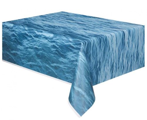Ocean Wave plastic Tablecover 137x274 cm