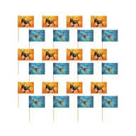 Dinosaur T-Rex decorative stick pack of 24