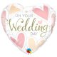 Wedding Day Hearts, Wedding foil balloon 46 cm