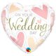 Wedding Day Hearts, Wedding foil balloon 46 cm