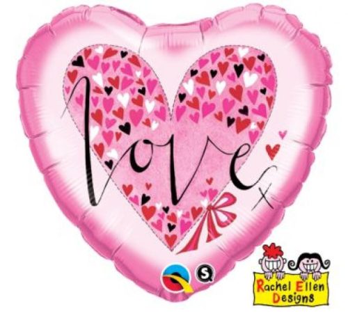Love Hearts foil balloon 46 cm