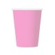 Pink Solid Pink paper cup 6 pcs 270 ml