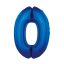 Number B&C Blue Blue Number 0 Foil Balloon 92 cm