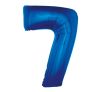 Blue 7 B&C Blue number foil balloon 92 cm