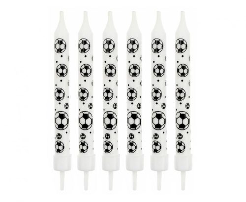 Football Ball set of 6 birthday candles