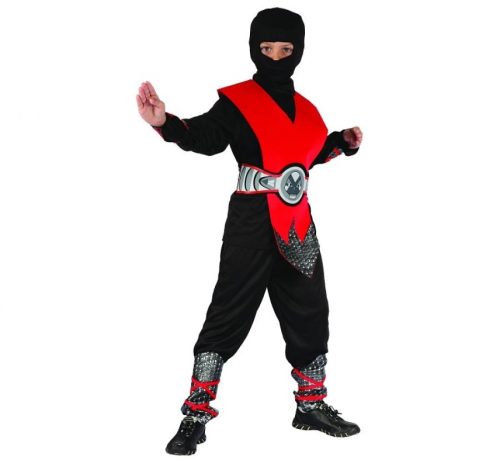 Red Ninja costume 120/130 cm