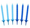 Colour Pattern 2 Blue Birthday Candle Set