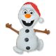Snowman Bonnet foil balloon 96 cm (WP)