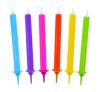Colour Rainbow Rainbow Cake Candle Set, 12 pieces