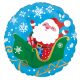 Christmas Santa in Sleigh, Foil Balloon 43 cm