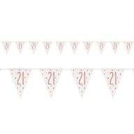 Happy Birthday Holographic Happy Birthday 21 Bunting 274 cm