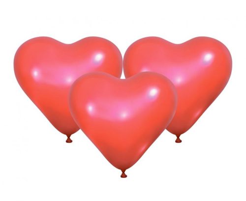 Valentine, Red Heart air-balloon, balloon 3 pieces 10 inch (25 cm)