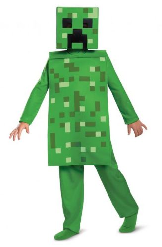 Minecraft Creeper Classic costume 4-6 years
