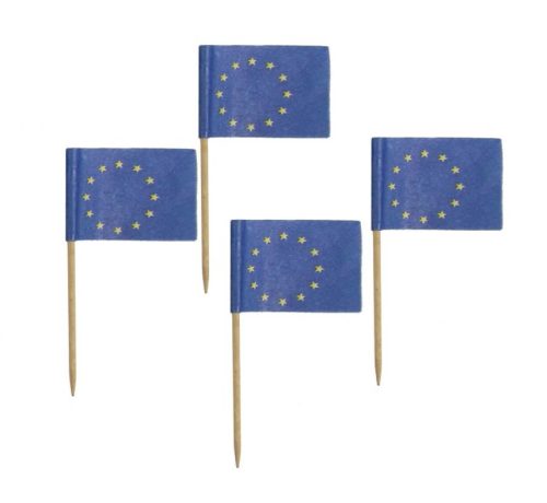 EU flag decorative stick 144 pcs.