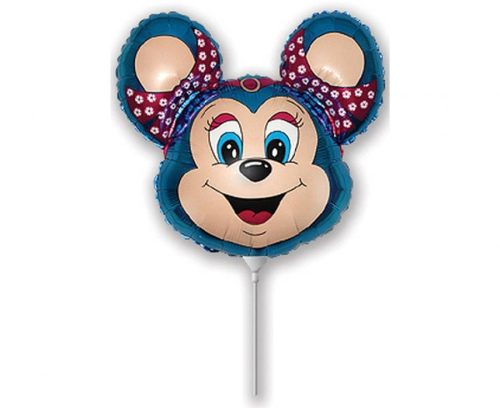 Babsy Mouse Blue, Mouse foil balloon 36 cm ((WP))