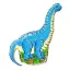 Dinosaur Blue foil balloon 36 cm (WP)