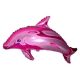 Dolphin Pink foil balloon 61 cm ((WP))