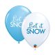 Let it Snow Latex Balloon, 6-Pack 11 inch (30 cm)