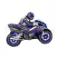 Vehicle Blue Motor foil balloon 31 cm (WP)
