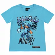   Minecraft Diamond Miner children's short-sleeve top, upper 8 - 12 years / 128 - 152 cm