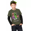 Minecraft Boom Creeper Creeper Boom Kids Long Sleeve Shirt, Top 8 - 12 Years / 128 - 152 cm