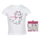 Disney Marie Cat White Children's short-sleeve shirt, size 92-128 cm