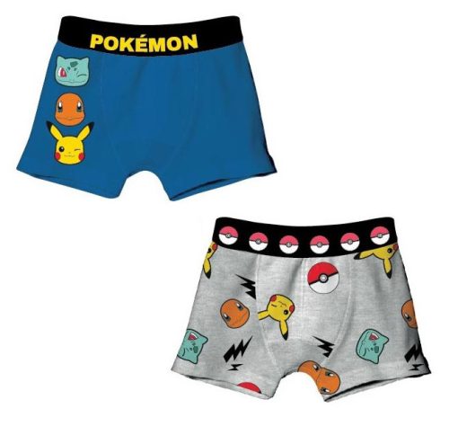 Pokémon Kids' Boxer Shorts 2 pieces/package 110-152 cm